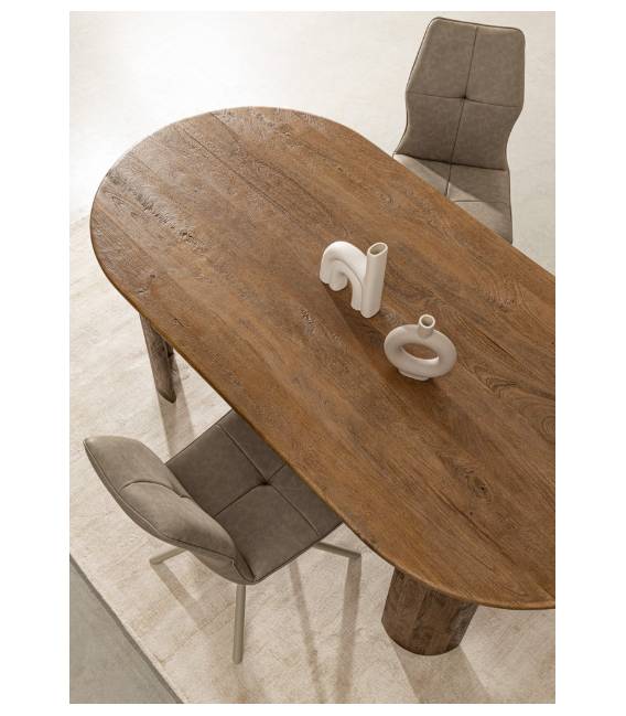 Stalas ORLANDO 210x100 rudas