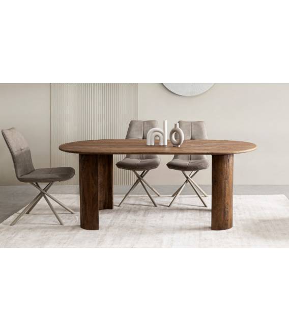 Stalas ORLANDO 210x100 rudas