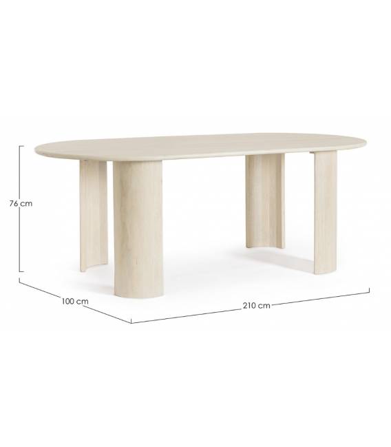 Stalas ORLANDO 210x100 beige