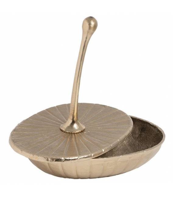 Dėžutė LUME 31x22 auksinė