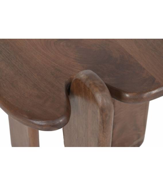 Šoninis staliukas KAVAN 40x40 rudas