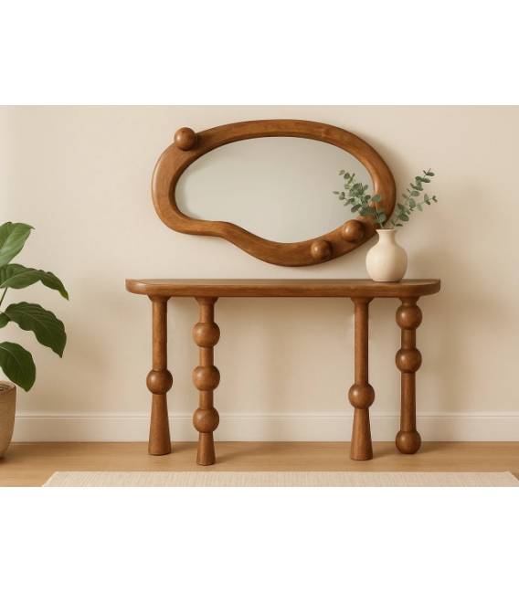 Konsolė BALLO 107x38 ruda