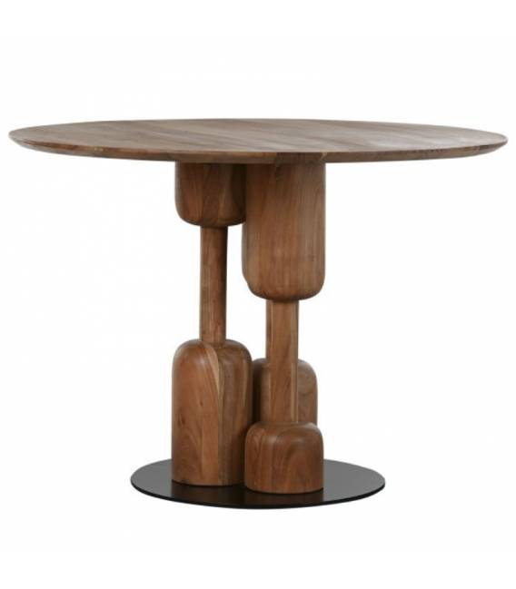 Apvalus stalas ACARO Ø106 rudas