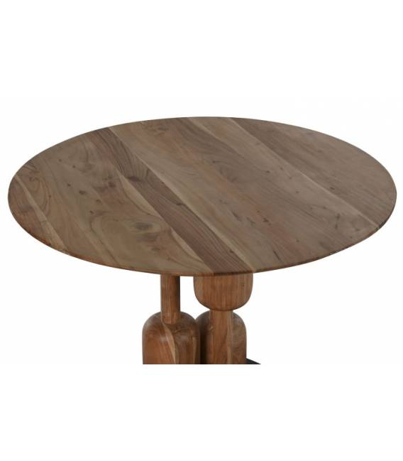 Apvalus stalas ACARO Ø106 rudas