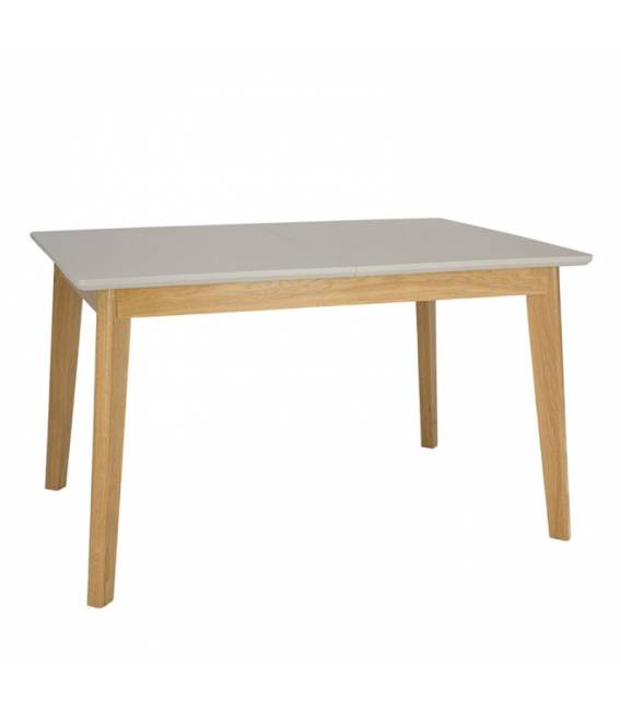 Stalas LORD 160(236)x90 baltas/rudas