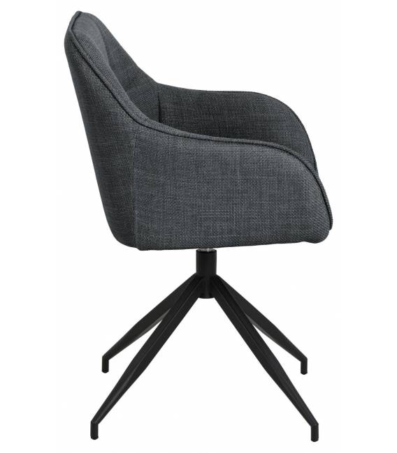 Krėsliukas 099539 tamsiai pilkas/sukasi