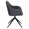 Krėsliukas 099539 tamsiai pilkas/sukasi