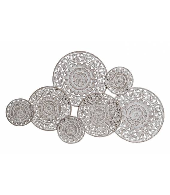 Dekoracija CIRCLES 108x64 pilkšvas