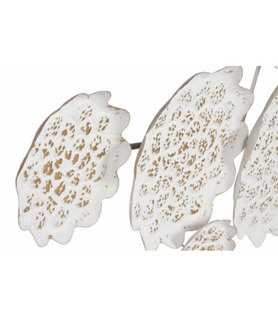 Dekoracija FLOWER 137x57 balta