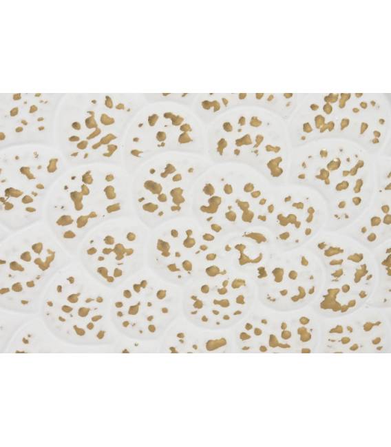 Dekoracija FLOWER 137x57 balta