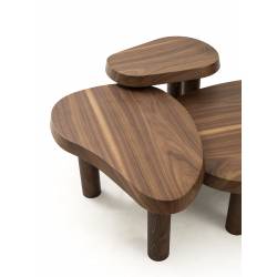 Kavos staliukas ATLAS 125x81 rudas