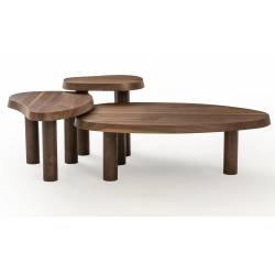 Kavos staliukas ATLAS 85x55 rudas