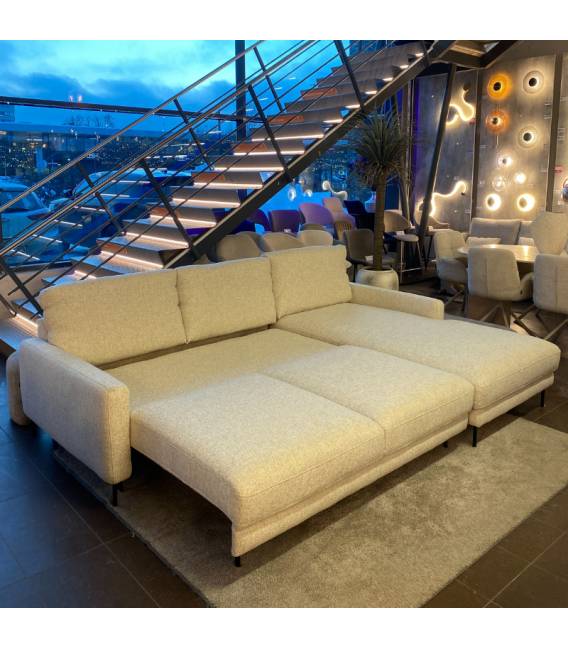 Minkštas kampas SONATA 277x193 kreminis