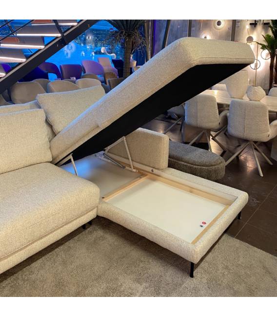 Minkštas kampas SONATA 277x193 kreminis