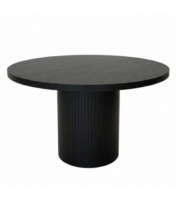 Išskleidžiamas stalas BUSSON Ø120(200) juodas