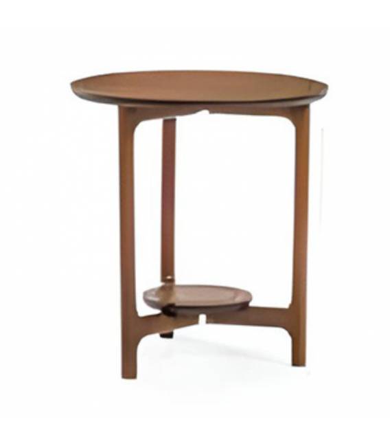 Šoninis staliukas ADDIS Ø50 rudas