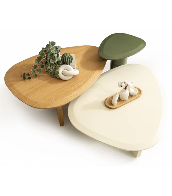 Šoninis staliukas AMORA 40x54 žalias