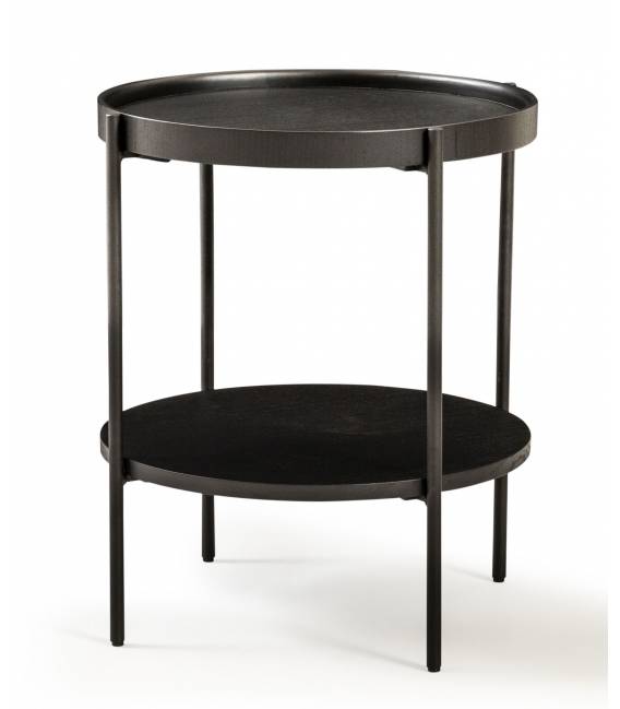Šoninis staliukas HARMONIA Ø52 juodas