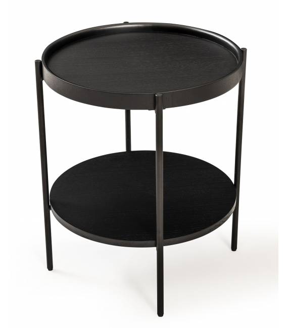 Šoninis staliukas HARMONIA Ø52 juodas