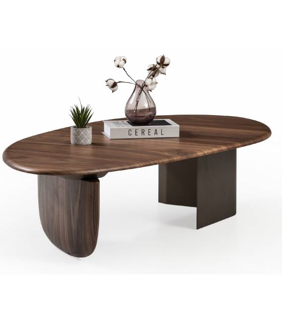 Kavos staliukas KUNLUN 155x81 rudas