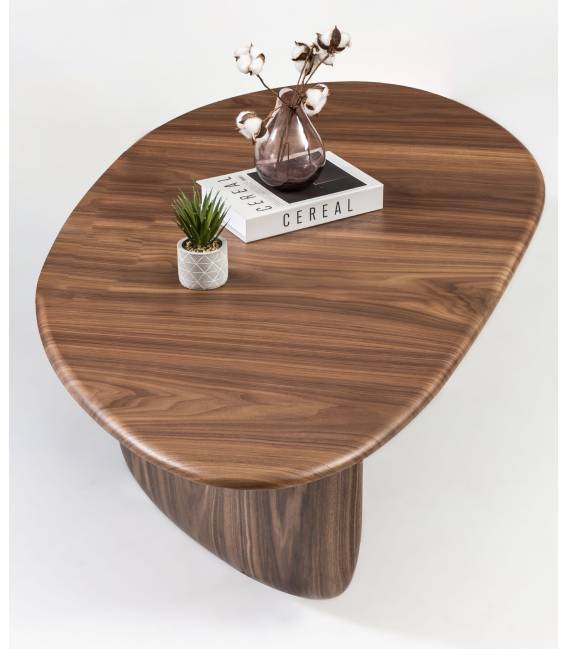 Kavos staliukas KUNLUN 155x81 rudas