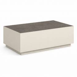 Kavos staliukas SIROM 100x55 chicago concrete/ kreminis