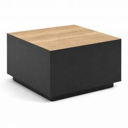 Kavos staliukas DAQU 65x65 sonoma/ juodas