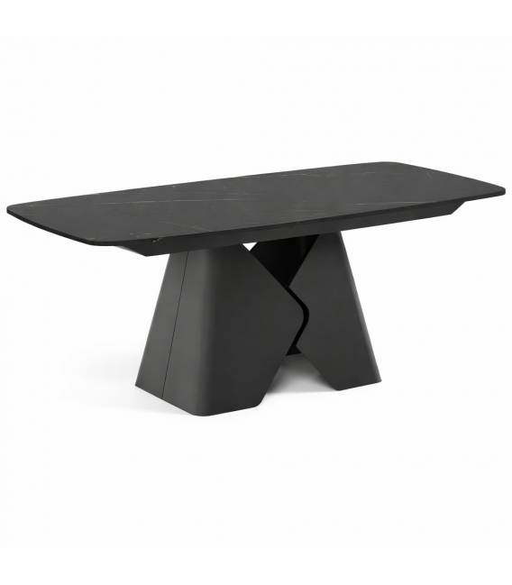 Išskleidžiamas stalas PRIMA 180(270)x90 juodas