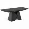 Išskleidžiamas stalas PRIMA 180(270)x90 juodas