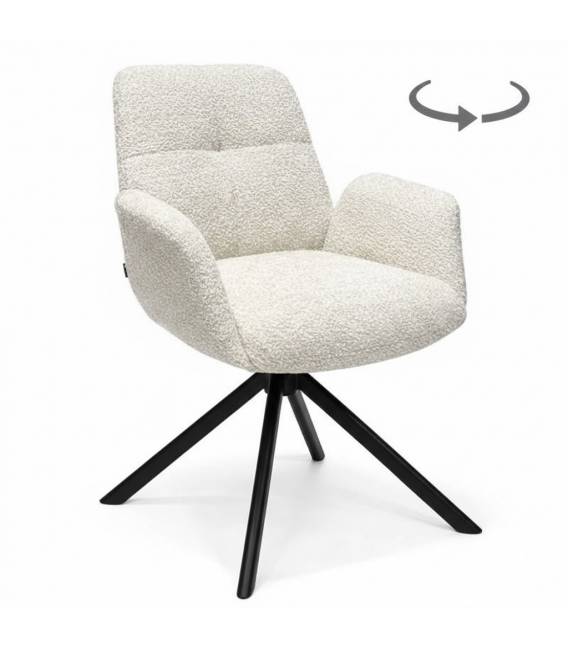 Krėsliukas MEIRA rusvas/ juoda koja