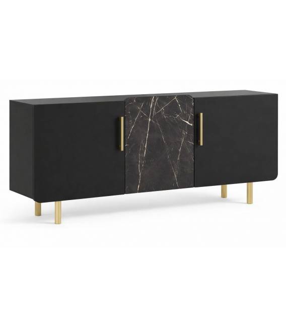 Komoda OLIO 165x42 juoda