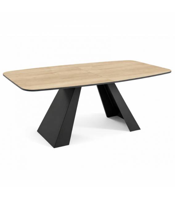 Išskleidžiamas stalas RONI 180(218)x80 rudas