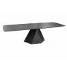 Išskleidžiamas stalas TARUGO 160(250)x90 juodas