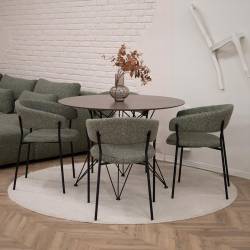 Krėsliukas AMELY samanų žalia