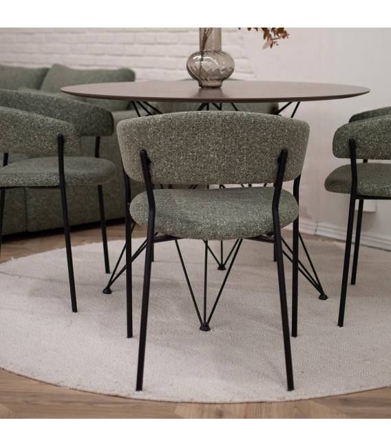 Krėsliukas AMELY samanų žalia