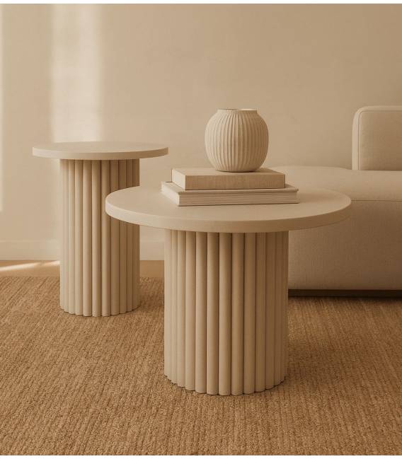 Kavos staliukų komplektas TORMI Ø42/Ø67 kašmyro