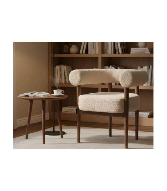 Fotelis MODERN rusvas