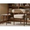 Fotelis MODERN rusvas