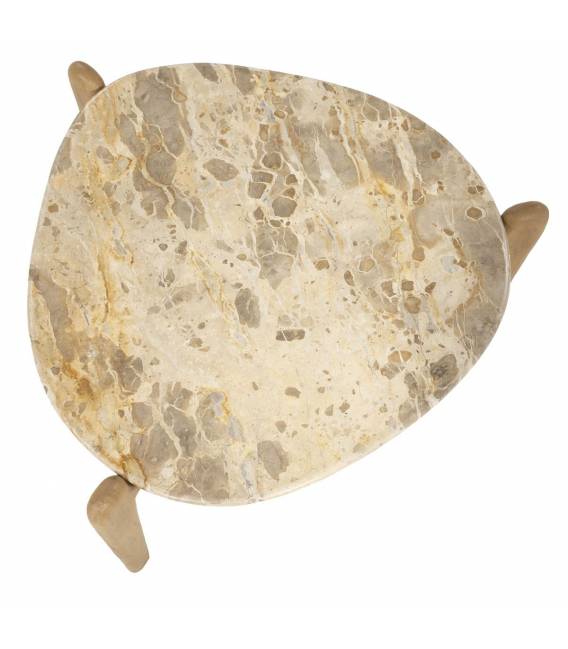 Kavos staliukas MARNISH 85x85 rusvas