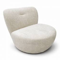 Fotelis KARLI 82x85 rusvas