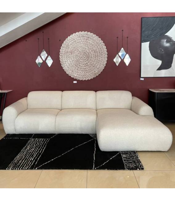 Minkštas kampas CLOUD 300x177 baltas