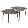 Kavos staliukų komplektas BROWNRAY 76x62 rudas (2vnt.)