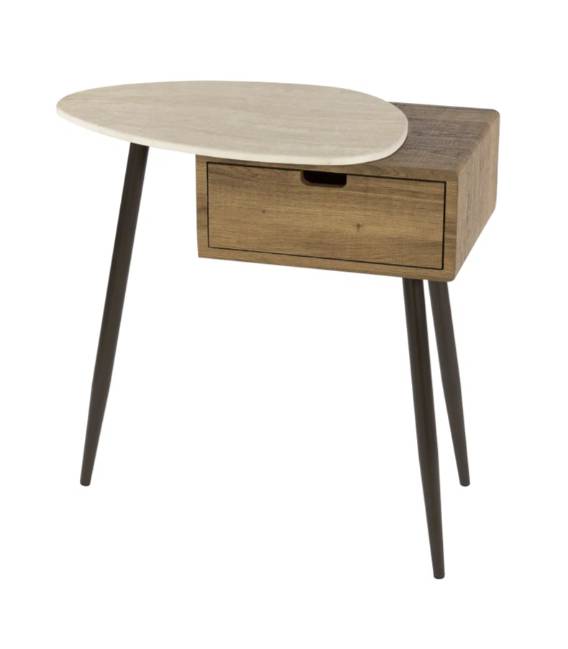 Naktinė spintelė TRAVINO 60x35 ruda