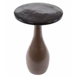 Šoninis staliukas ECLIPSE Ø40 rudas