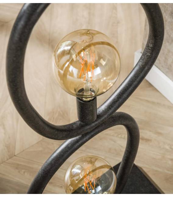 Šviestuvas PEBBLE juodas