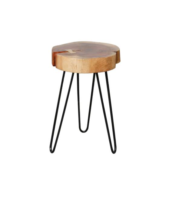 Šoninis staliukas TRUNK Ø32 rudas