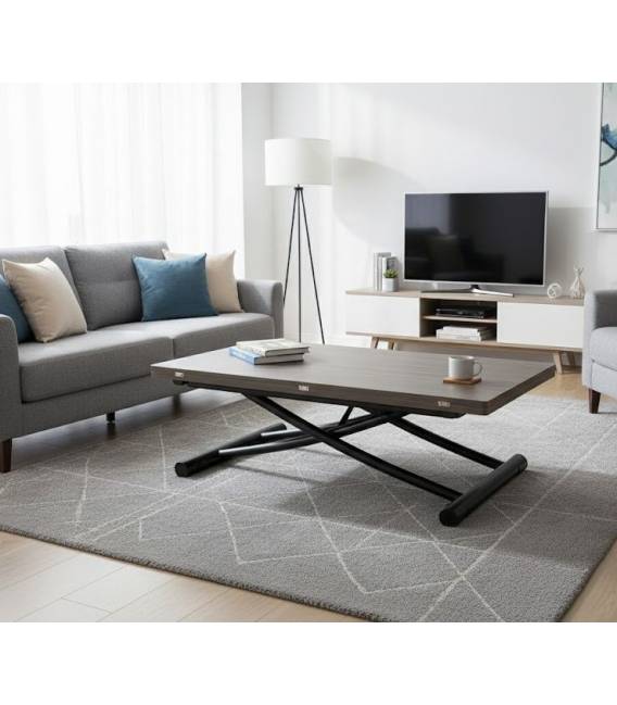 Transformuojamas kavos staliukas LINARO 100x45(90) rudas