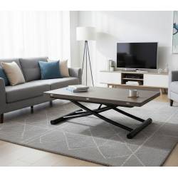 Transformuojamas kavos staliukas LINARO 100x45(90) rudas