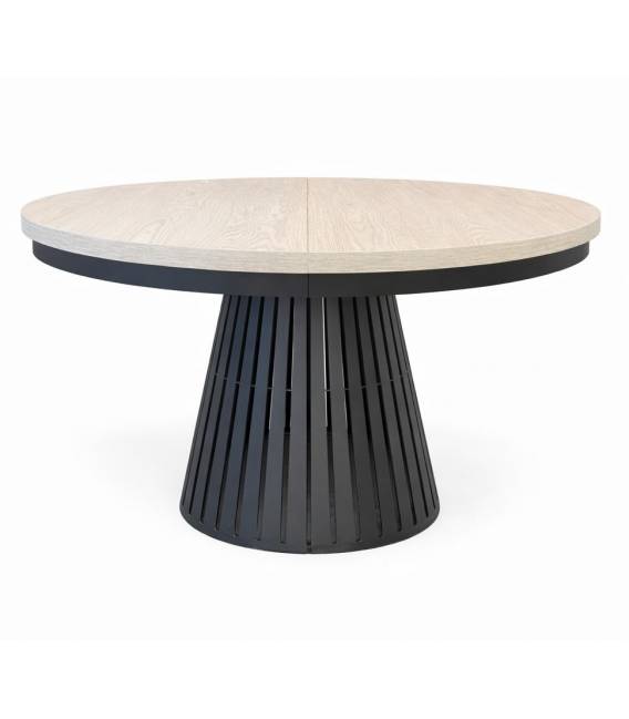 Išskleidžiamas stalas NORE Ø120(196)x76 Cremona Cannolo/ su žiedu