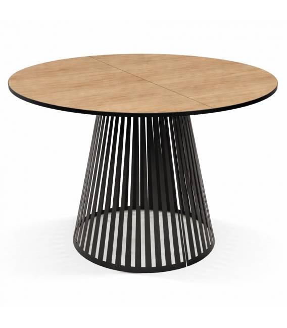 Išskleidžiamas stalas RONE Ø100(176) natural hamilton